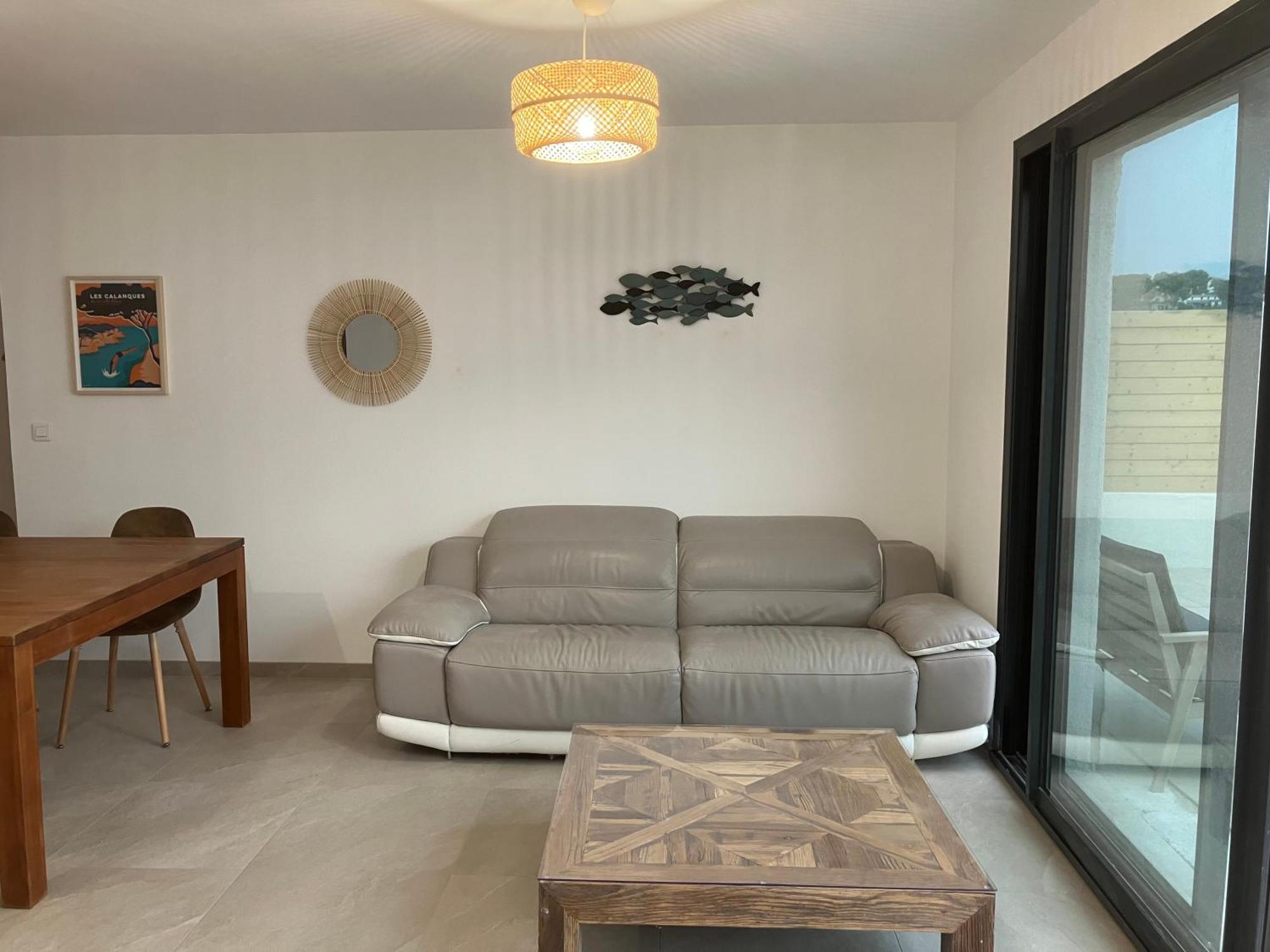 카리르루에 T2 Vue Sur Le Port Jacuzzi Terrasse Et Parking 아파트 외부 사진