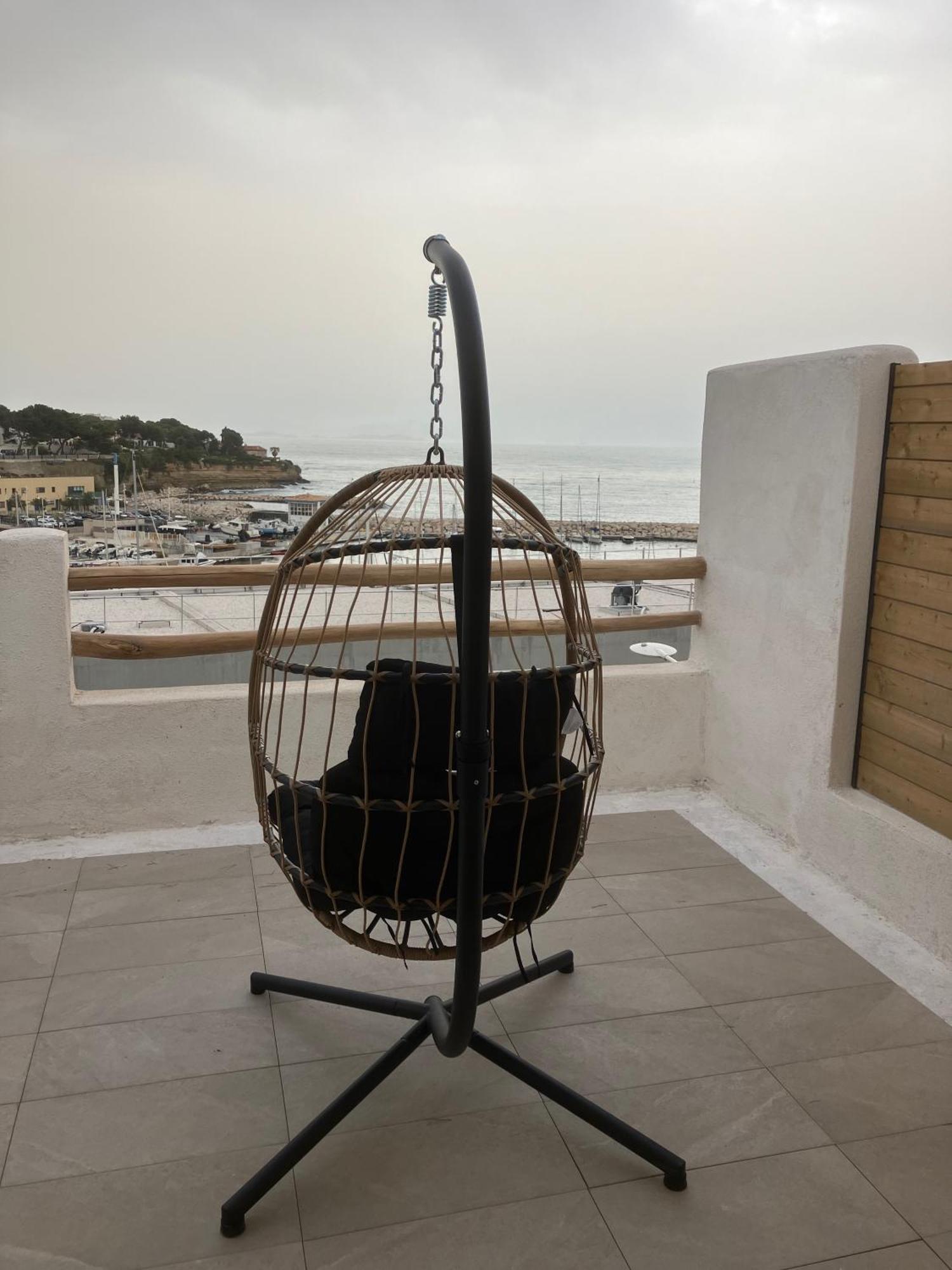 카리르루에 T2 Vue Sur Le Port Jacuzzi Terrasse Et Parking 아파트 외부 사진