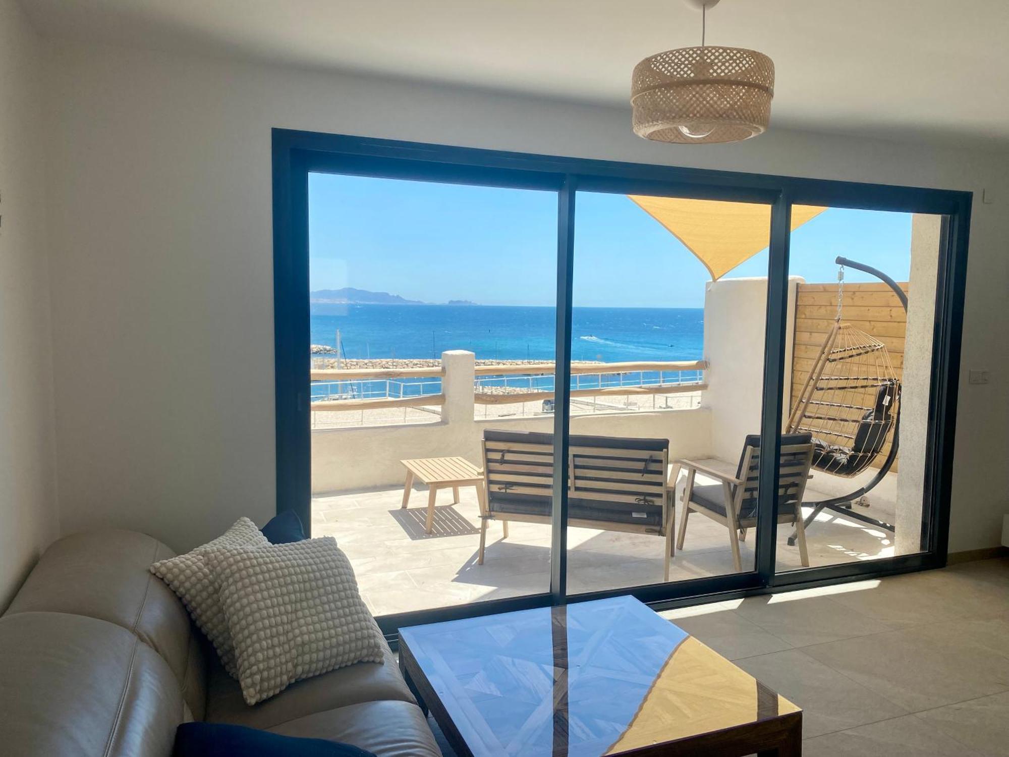 카리르루에 T2 Vue Sur Le Port Jacuzzi Terrasse Et Parking 아파트 외부 사진